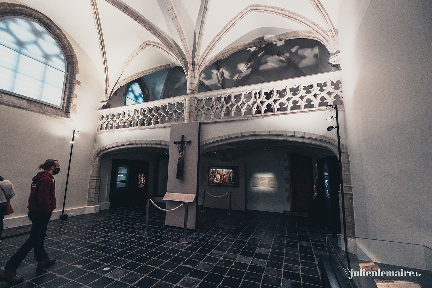 Visite de l'exposition sur les manuscrits des ducs de Bourgogne à la KBR museum